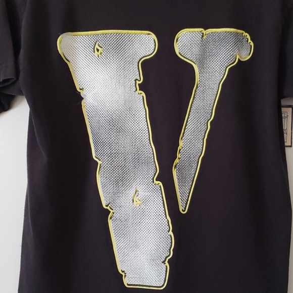 Vlone x Marino Infantry Black and Gold Tee Size S - Picture 4 of 7